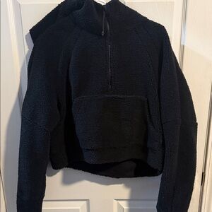 lululemon athletica Black Fluffy Jacket